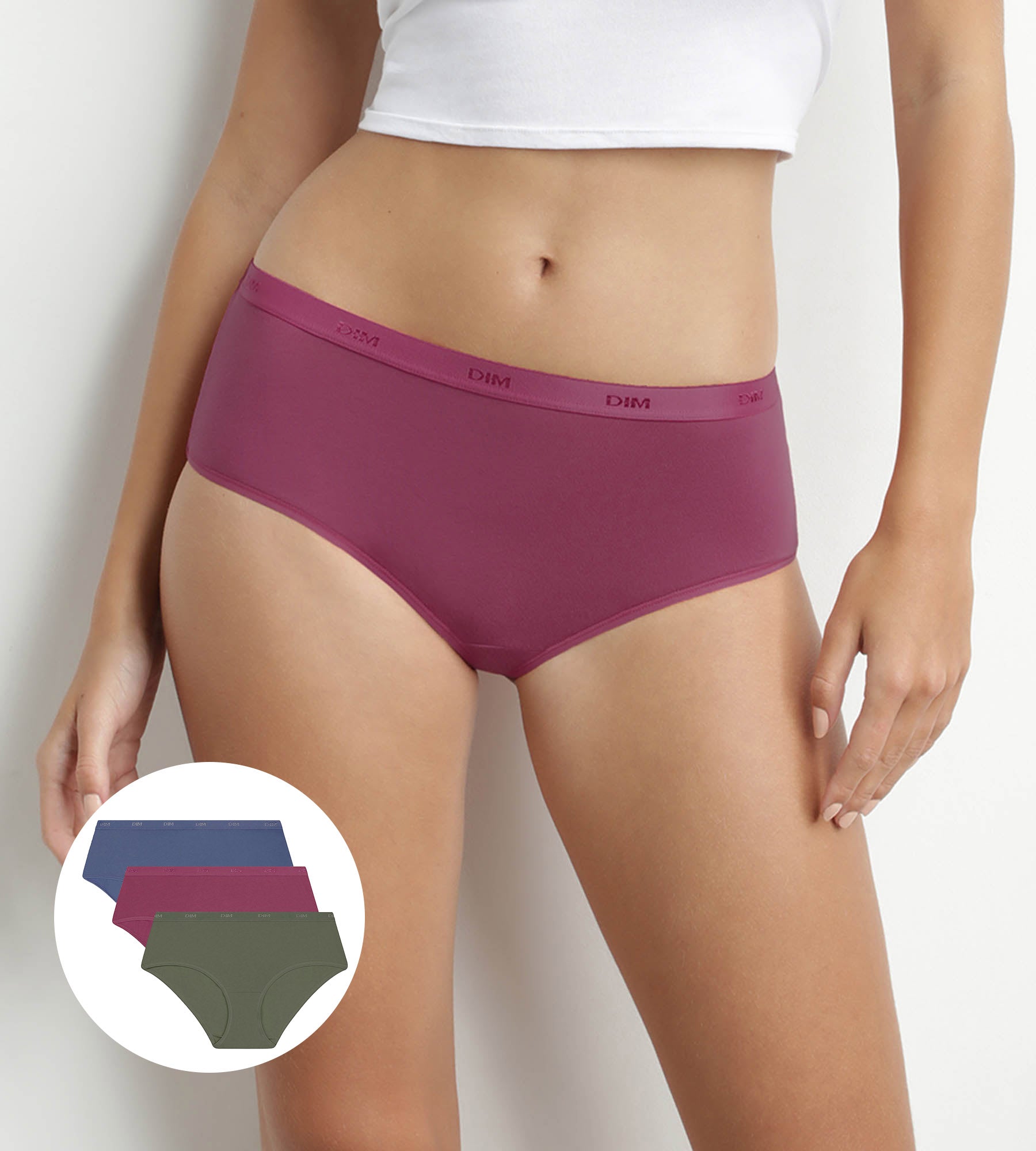 3 Pack Women's Cotton Stretch Underwear with Pockets - Red & Green - Eco-Friendly & Comfortable for Travel, Yoga, and Everyday Wear