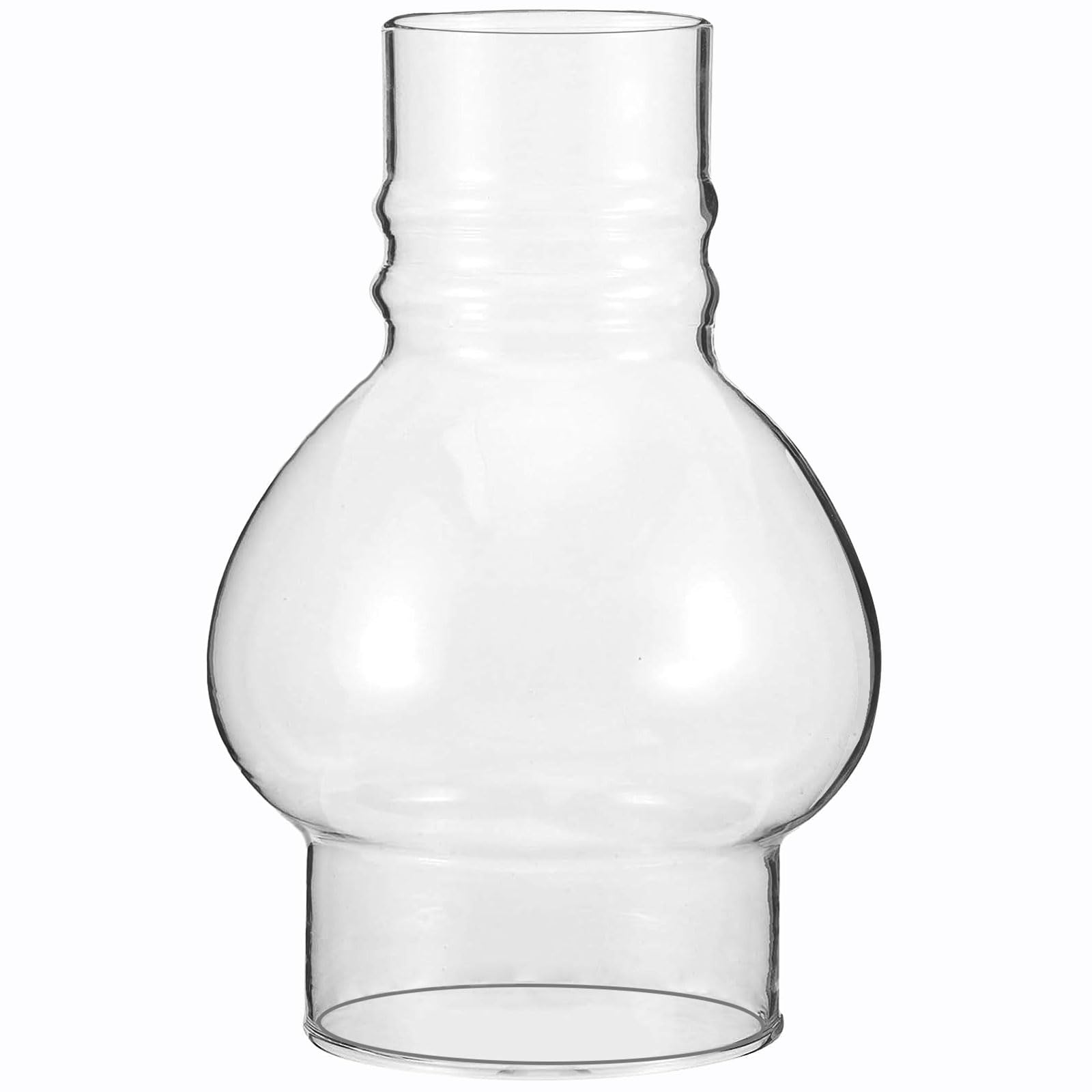 3 Inch Base 6.25 Inch Height Oil Lamp Chimney - Clear Glass Replacement for Kerosene & Hurricane Lamps - Perfect for Home Decor, Emergency Lighting & Outdoor Camping