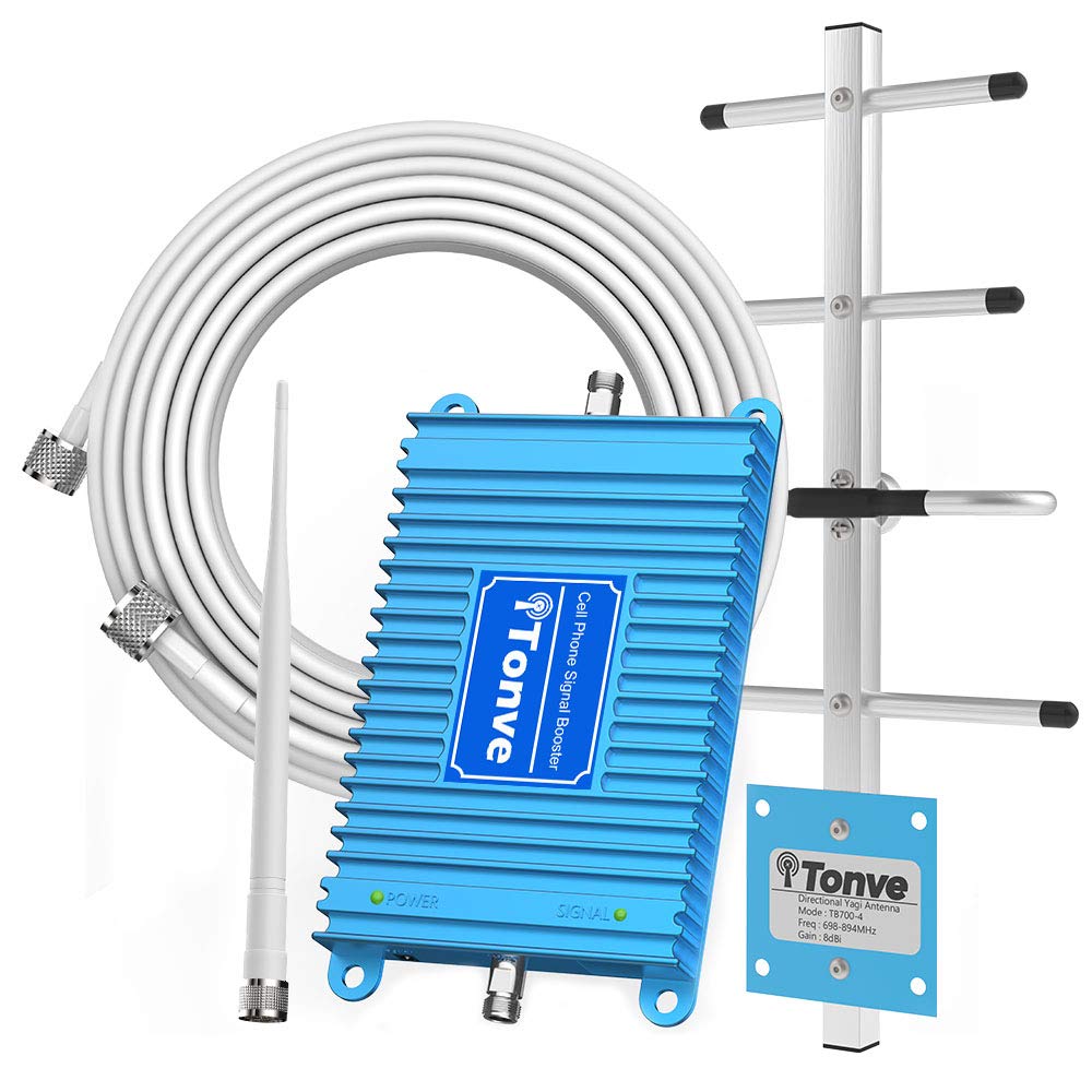 AT&T 5G 4G LTE Cell Phone Signal Booster - Band 12/17 FDD Amplifier Repeater for US Cellular & Cricket - Enhances Voice & Data for Home & Office Use - Perfect for Basements, Rural Areas & Weak Signal Zones