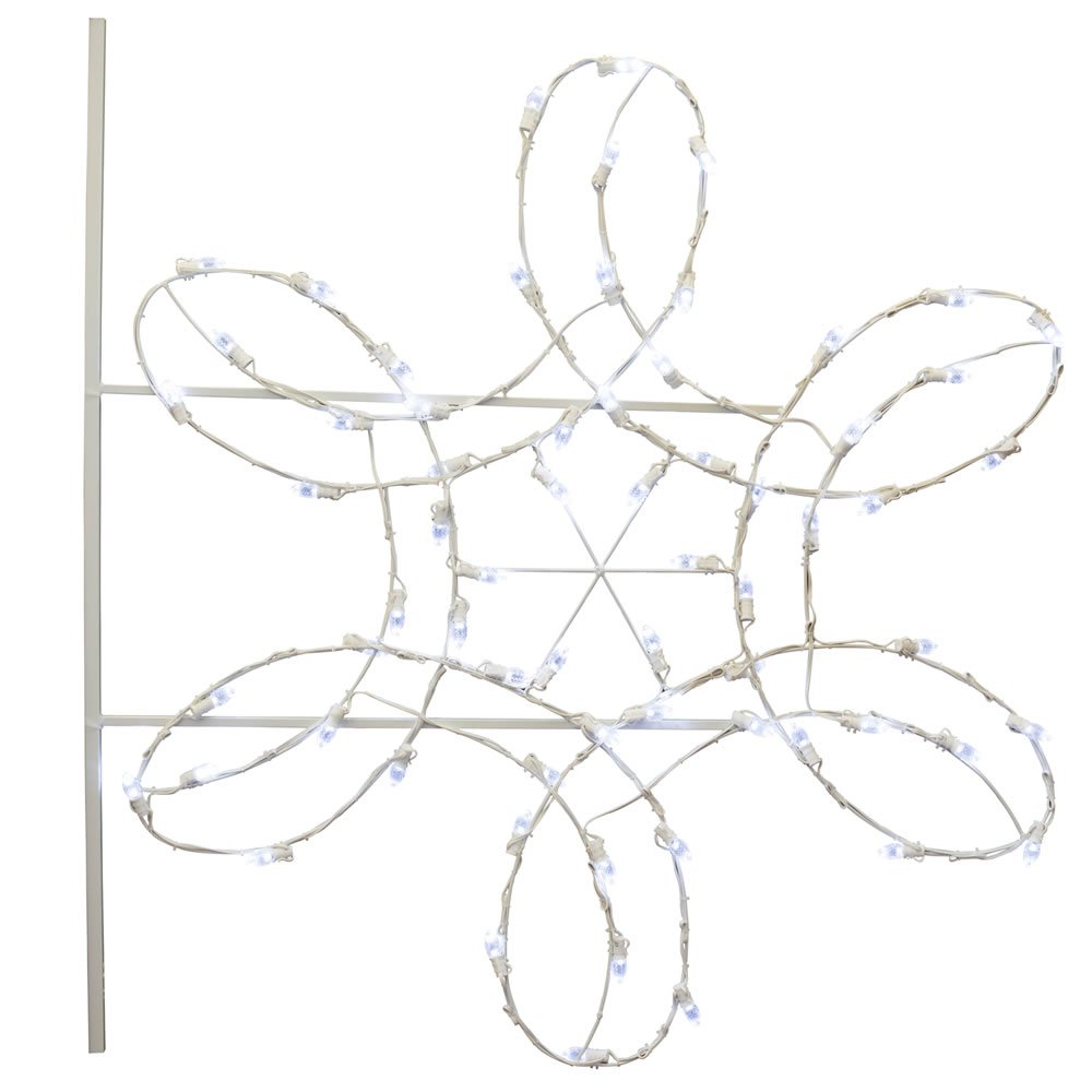 Vickerman D493045 Christmas Pole Decorations - Outdoor Pole Mount Holiday Decor for Porch, Yard, and Garden - Festive Seasonal Lighting Display