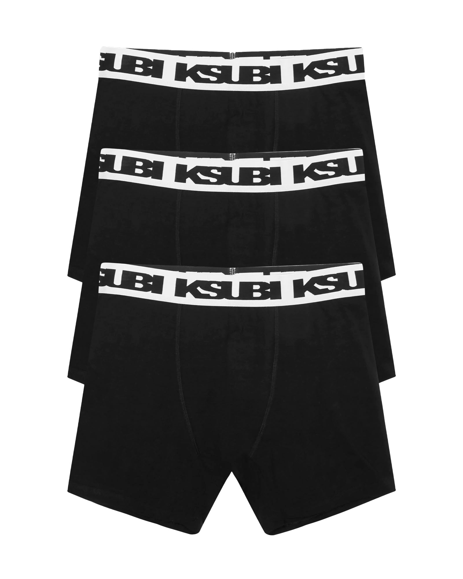 Premium Men's Boxer Briefs 3-Pack - Soft Breathable Underwear for Comfort & Support - Black - Ideal for Workout, Travel & Everyday Wear