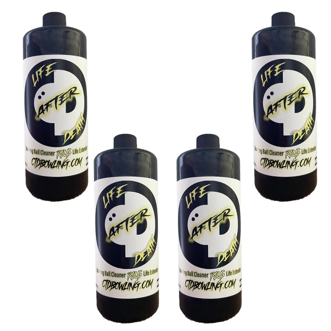 Life After Death Bowling Ball Cleaner & Life Extender - Industrial Strength Formula | Removes Dirt, Oil & Scuff Marks | USBC Approved | Extends Ball Life | Perfect for League Play & Tournament Preparation