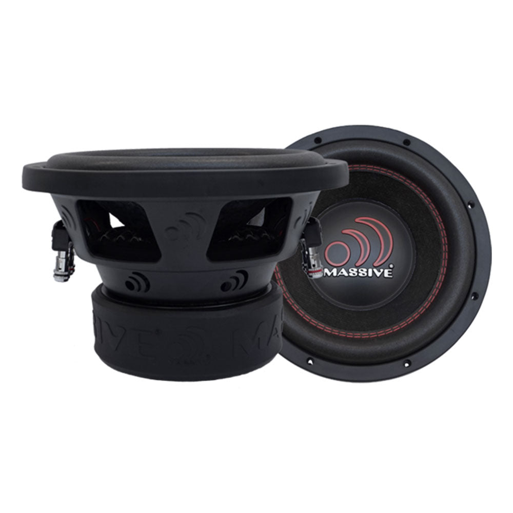 Massive Audio GTX104 - High Power Car Subwoofer for Deep Bass, 10 Inch 1000W RMS, Perfect for Trucks & SUVs - Ideal for Car Audio Upgrades & Bass Enthusiasts