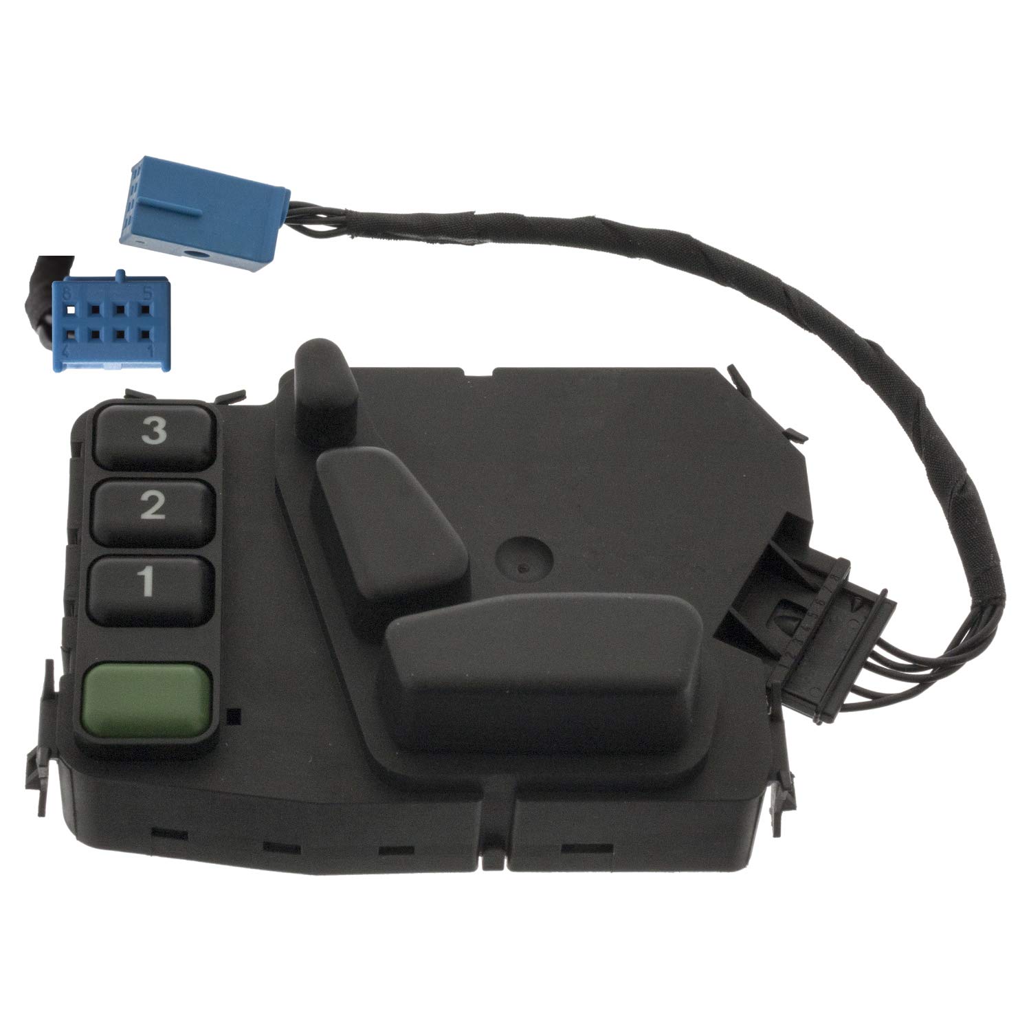 febi bilstein 46562 Seat Adjustment Switch Unit - Replacement for Car Seat Controls (Pack of 1) | Perfect for Volkswagen, Audi, BMW & Mercedes Vehicles | Easy DIY Installation for Driver & Passenger Seat Adjustments