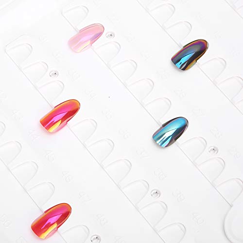 Nail Art Tips Display Book - Handy Nail Tip Chart for Nail Training & Practice | Perfect for Nail Salon Professionals & DIY Nail Art Enthusiasts | Improve Your Nail Art Skills at Home or Salon