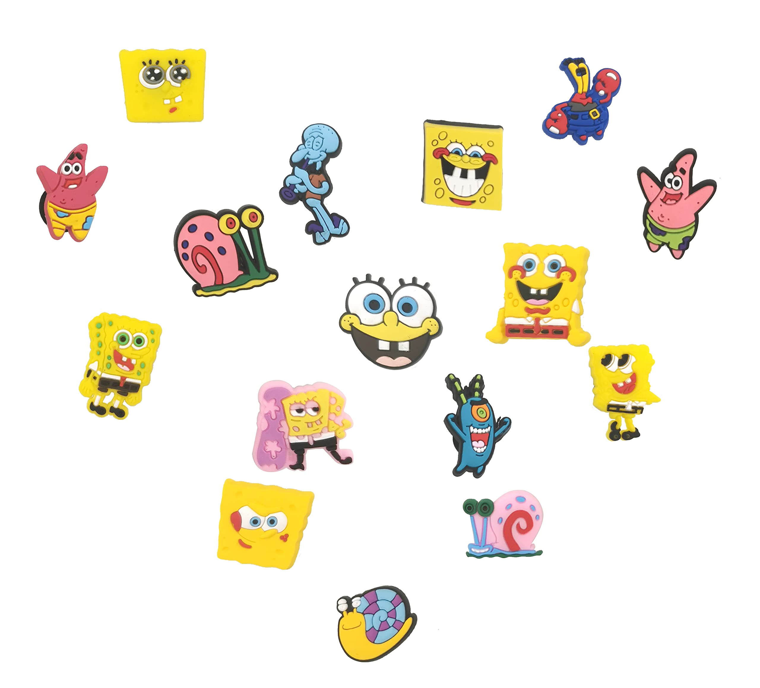 16 PCS Anime Croc Charms for Boys & Girls - Shoe & Clog Decorations, Bracelet & Wristband Accessories - Perfect for Parties, Birthdays & Easter Gifts - Fun DIY Craft for Kids & Teens
