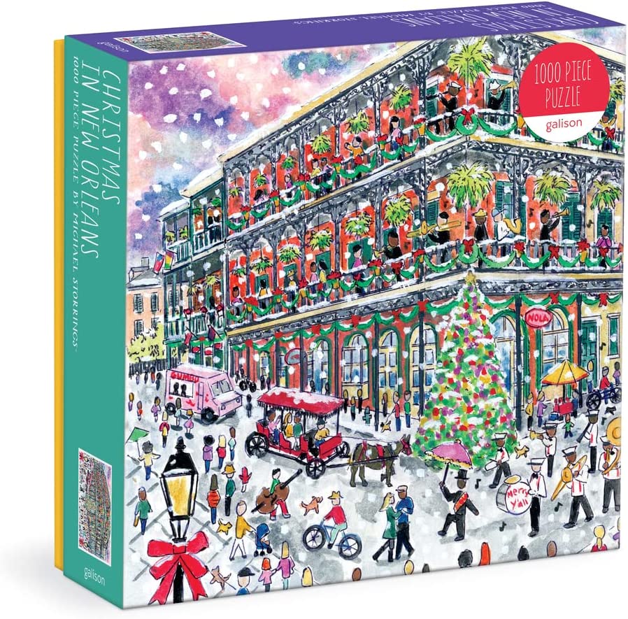 Christmas in New Orleans 1000-Piece Jigsaw Puzzle – Festive Holiday Decor & Family Game Night Activity