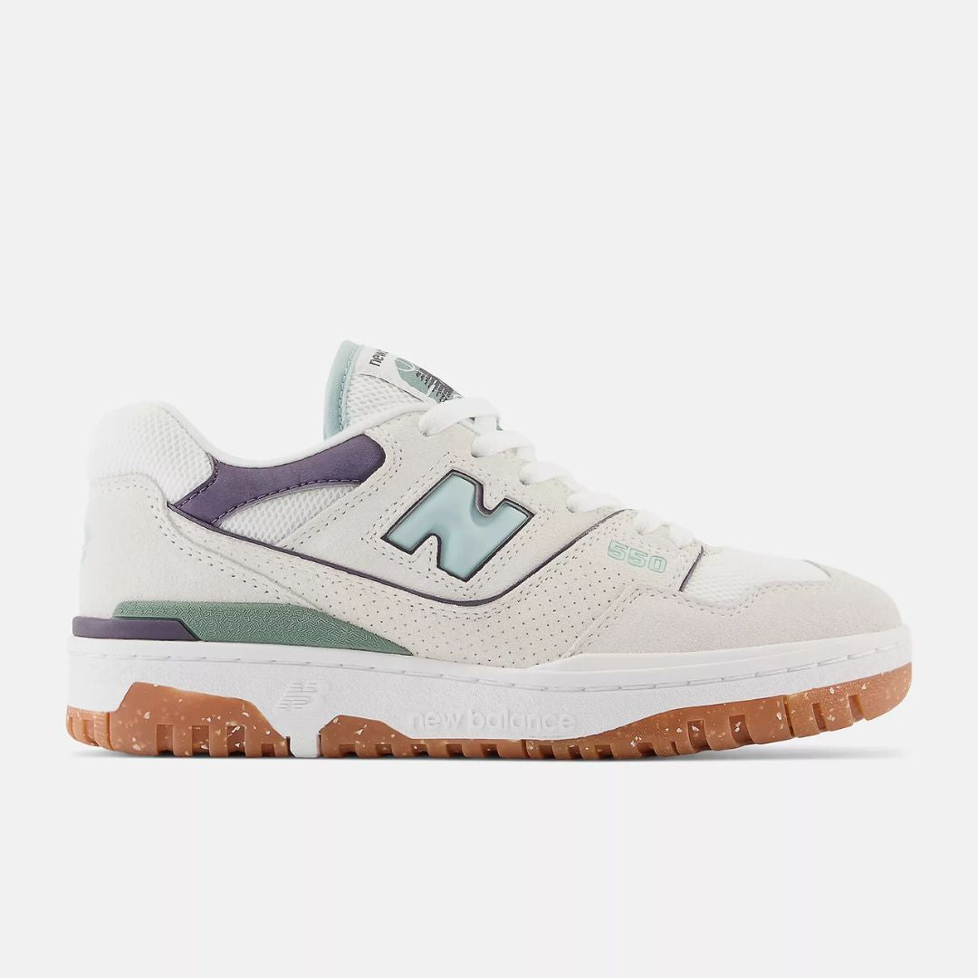 550 Sneaker for Men & Women - Sea Salt & White Fog Colorway | Comfortable Casual Shoes for Walking, Running & Everyday Wear