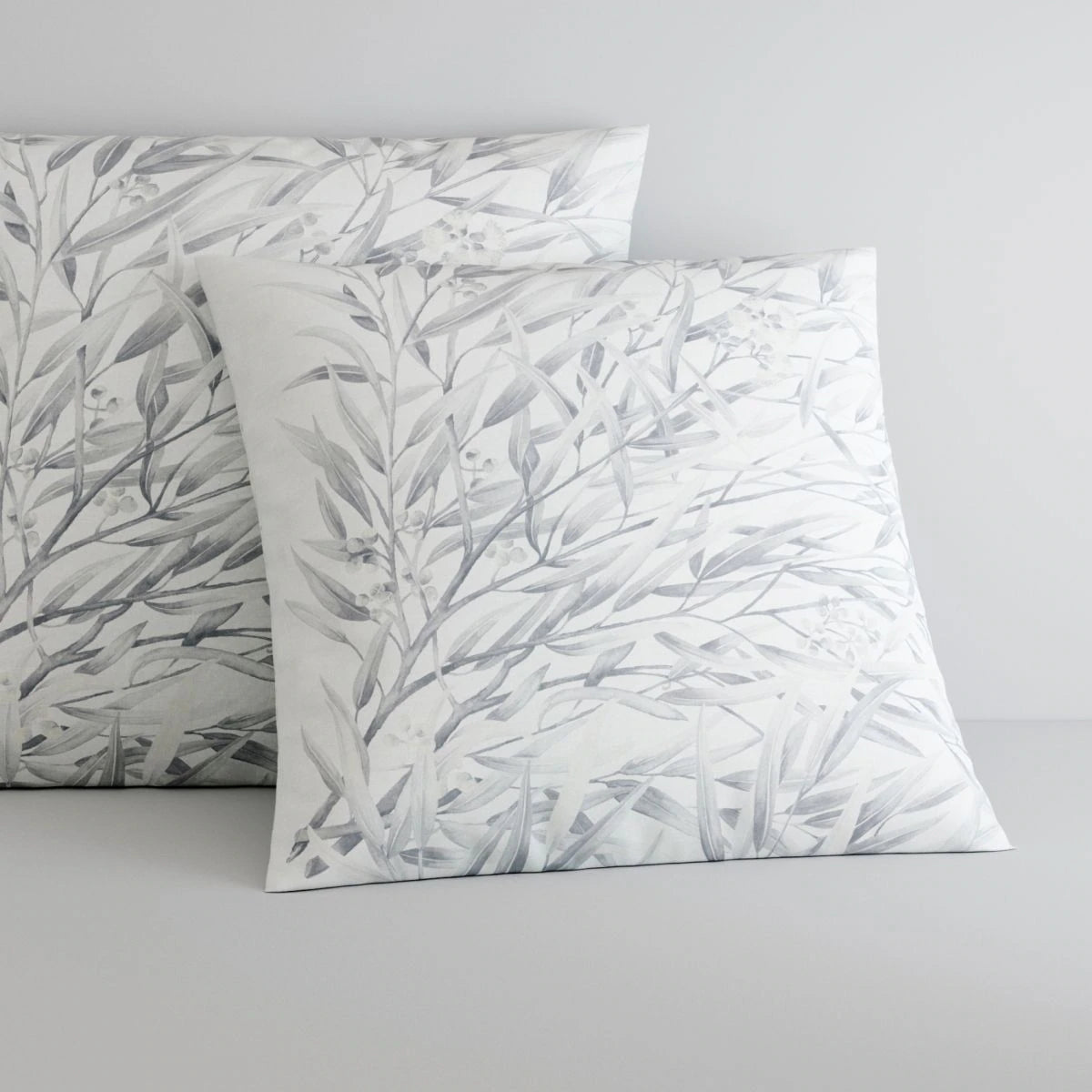 Sheridan Hinterland Frost Grey European Pillowcase - Luxury 100% Cotton Bedding for Master Bedroom & Guest Room Decor
