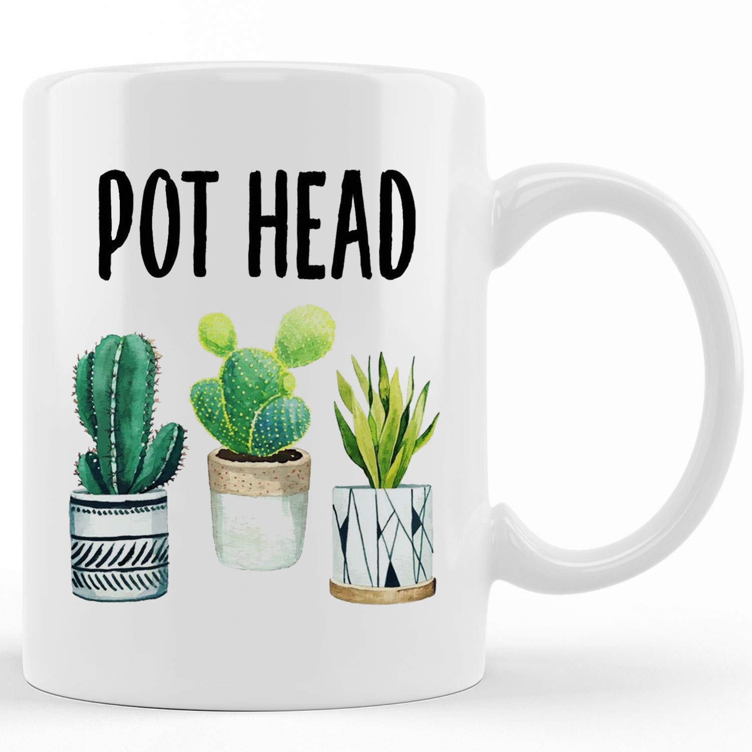 Funny Plant Pot Coffee Mug - 11oz & 15oz Ceramic Novelty Cup with Gardening Quotes, Perfect Gift for Plant Lovers, Gardeners & Pot Heads (Birthday, Housewarming, Christmas) - Great for Coffee, Tea & Office/Home Decor