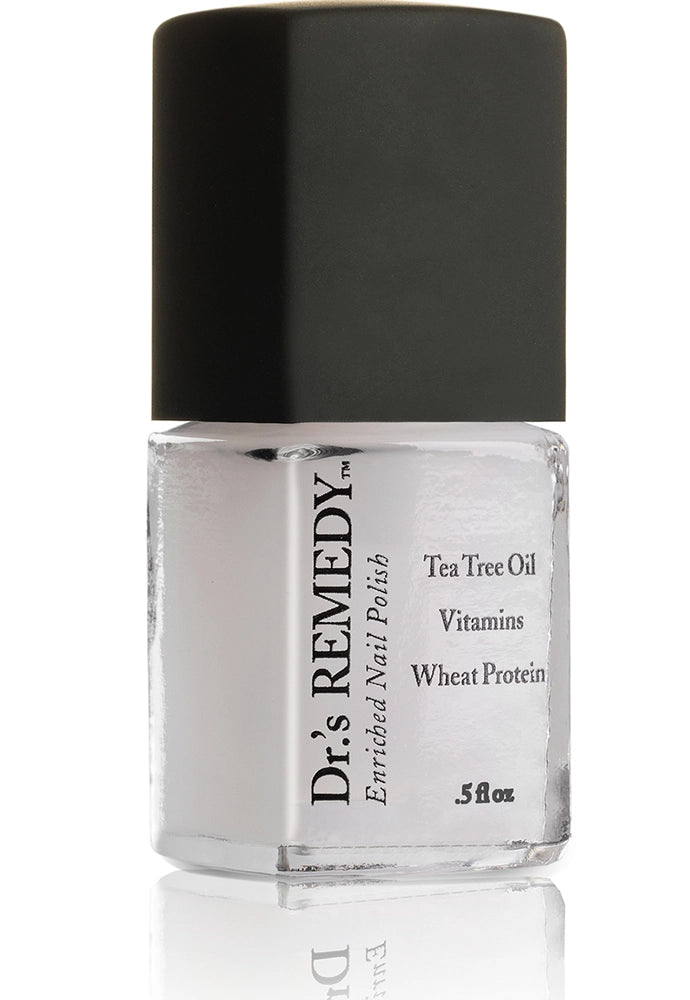 Dr.'s Remedy MODEST Matte Enriched Nail Treatment - 0.5 fl oz Nail Strengthener & Growth Serum for Healthy Nails | Perfect for Manicures, Nail Care Routine & Brittle Nail Repair