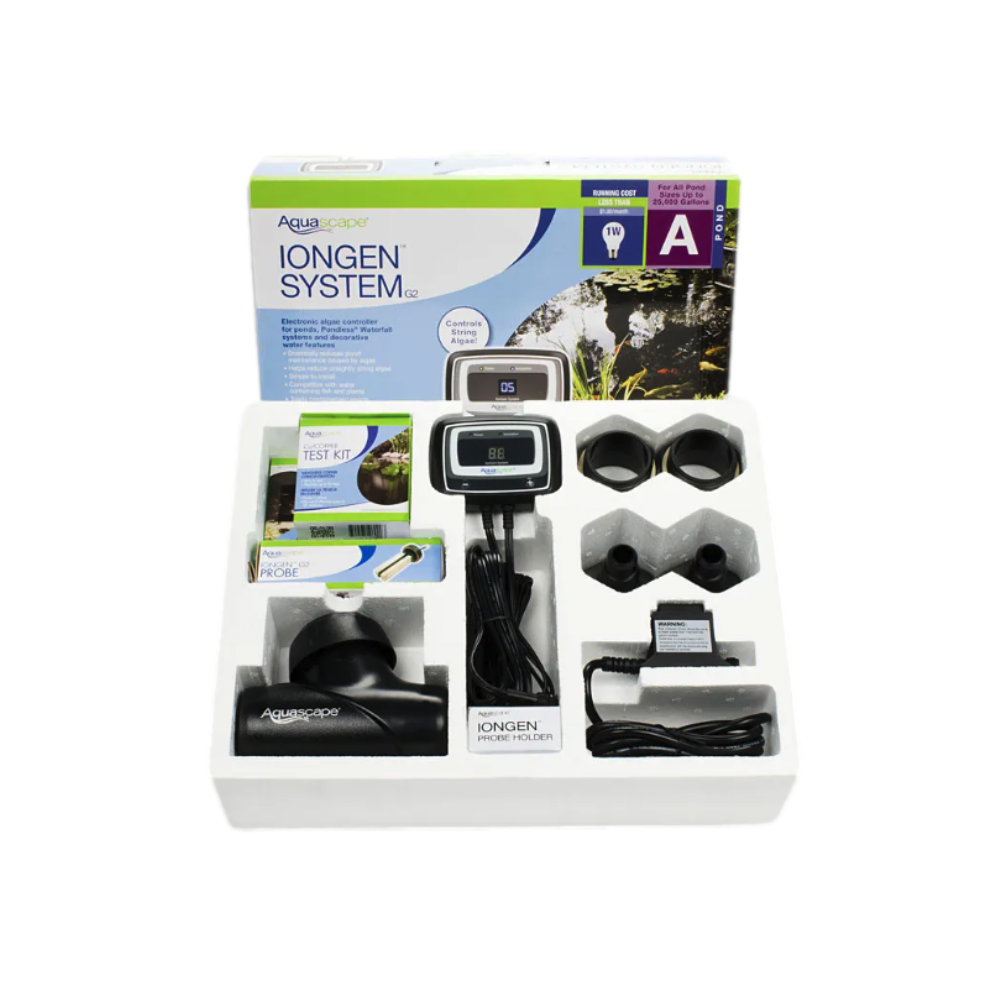 Aquascape 95027 Iongen System G2 - Advanced Water Ionization System for Ponds & Water Features | Perfect for Garden Ponds, Koi Ponds & Outdoor Waterfalls