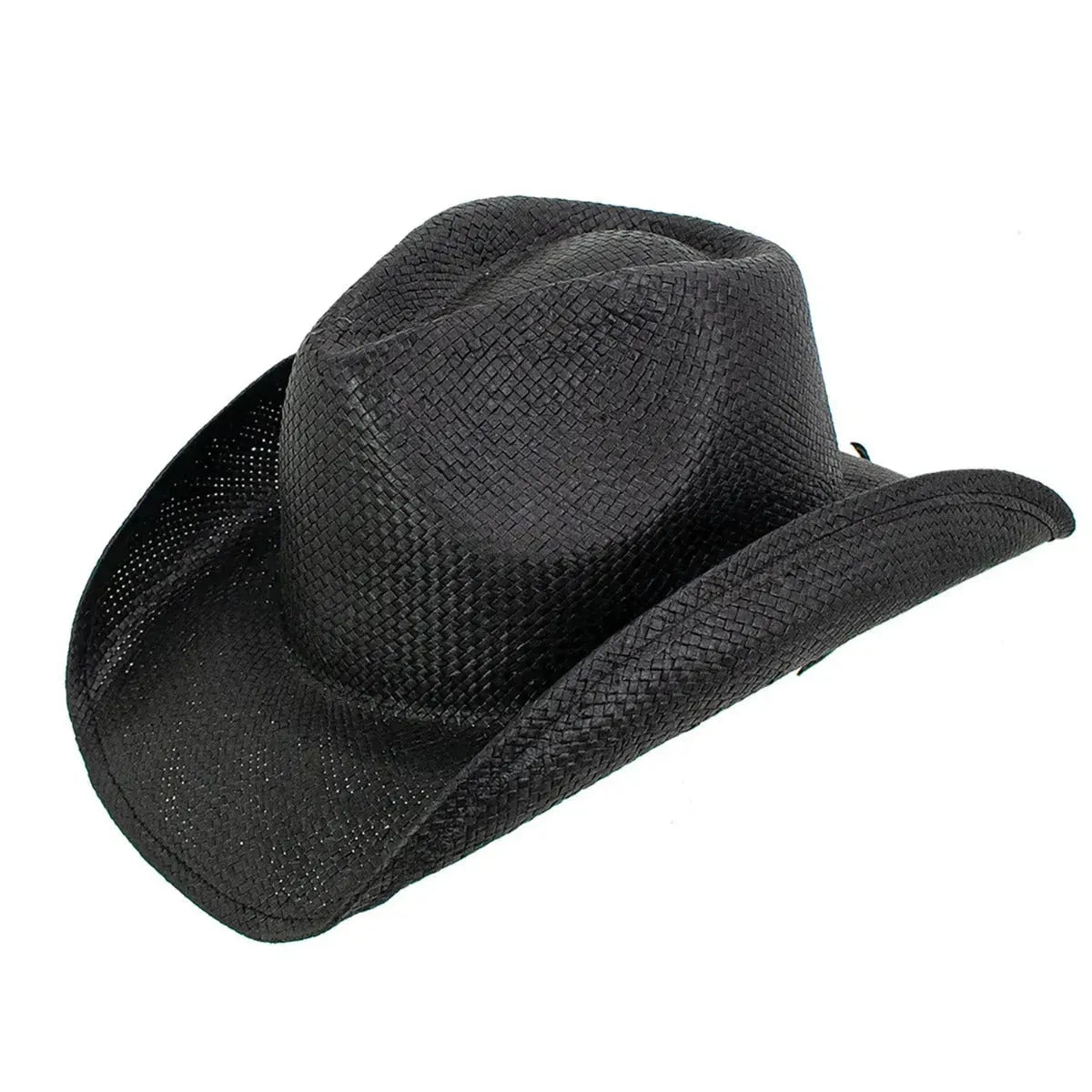 Peter Grimm Cory Straw Cowboy Hat for Men - Western Style Sun Hat with Wide Brim - Perfect for Outdoor, Rodeo, and Country Music Festivals