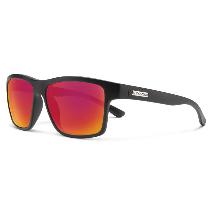 Polarized Aviator Sunglasses for Men & Women - Matte Black Frame with Red Mirror Lens - UV Protection, Stylish & Durable for Driving, Outdoor Sports & Fashion