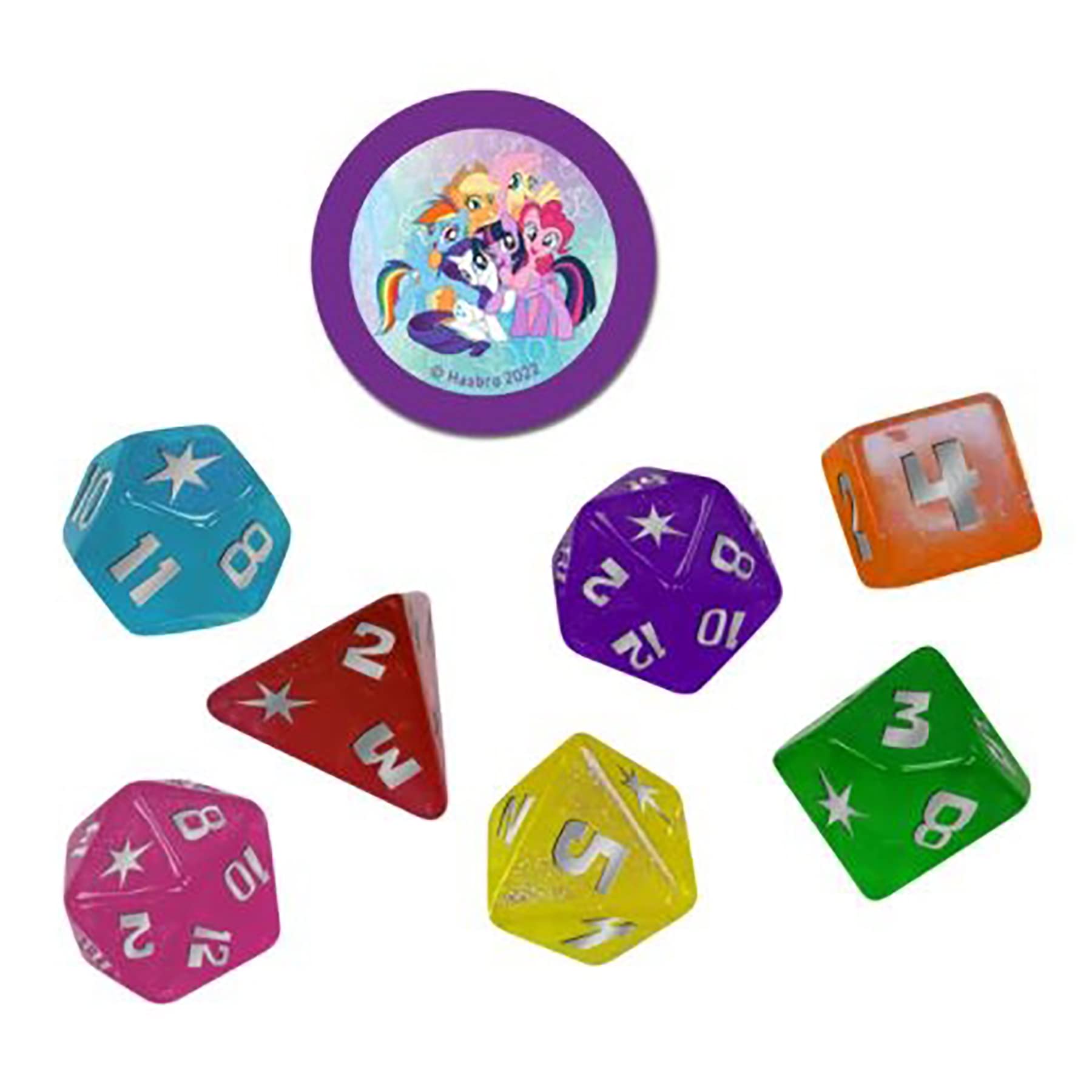 My Little Pony RPG Dice Set - Pink for Tabletop Gaming