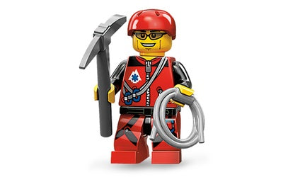 Lego Minifigure Series 11 Mountain Climber - Collectible Toy for Kids & Adults - Perfect for Play, Display & Gift Giving