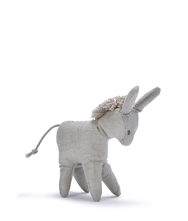 Mini Donkey Rattle Toy - Cute Animal Shaker for Babies & Toddlers - Perfect for Sensory Play, Early Learning, and Nursery Decor - BPA-Free Infant Teether and Musical Toy Gift
