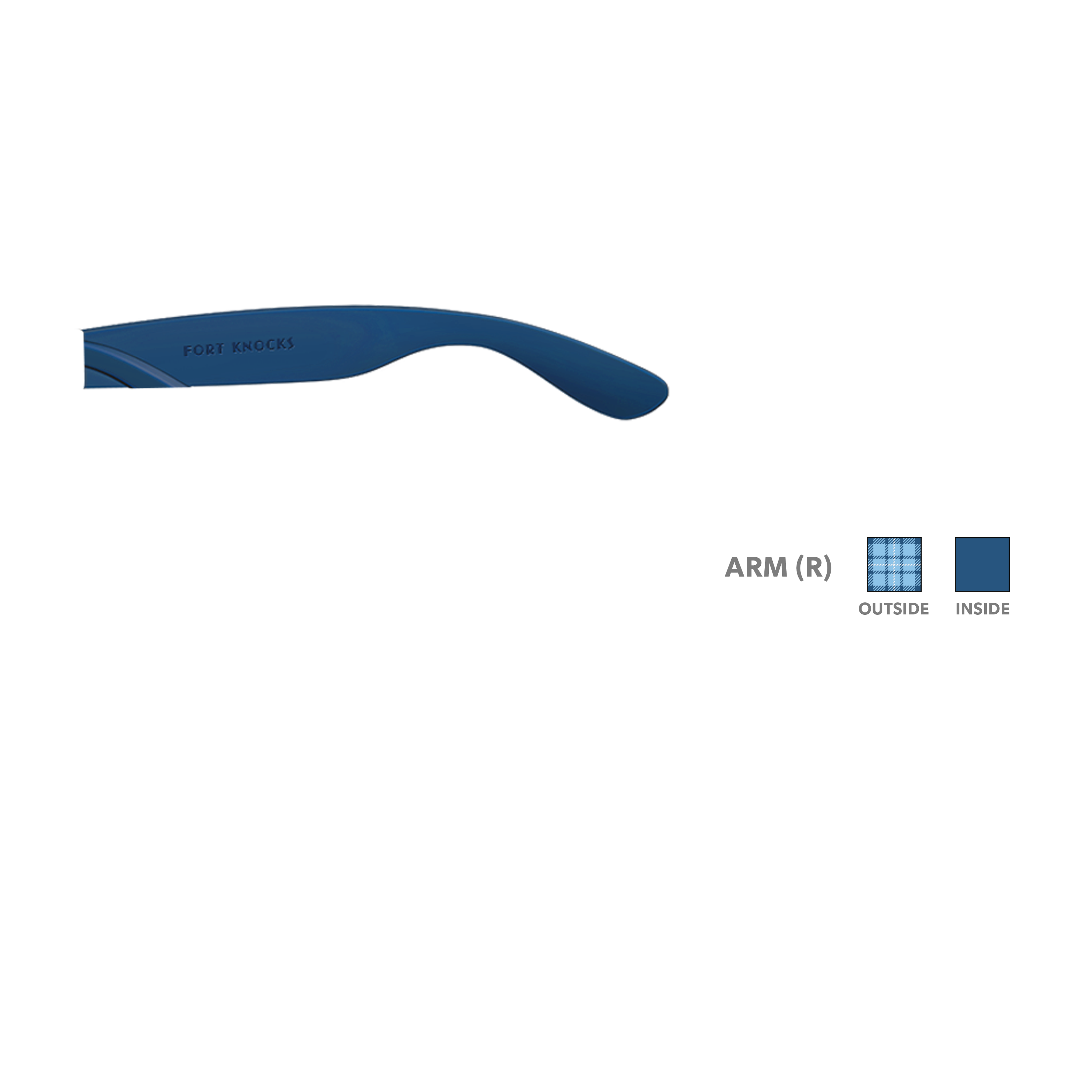 Knockaround Fort Knocks Custom Arm Winter Tartan Sunglasses - Stylish UV Protection for Outdoor Winter Activities, Skiing & Snowboarding