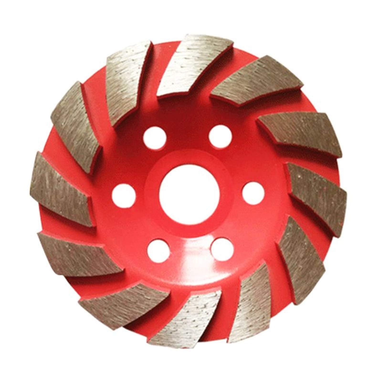 Kengbi 125mm Diamond Cup Grinding Wheel - Premium Material Segment Grinding Disc for Angle Grinder Accessory (105mm Outer Diameter) - Perfect for Concrete, Stone, and Masonry Surface Preparation