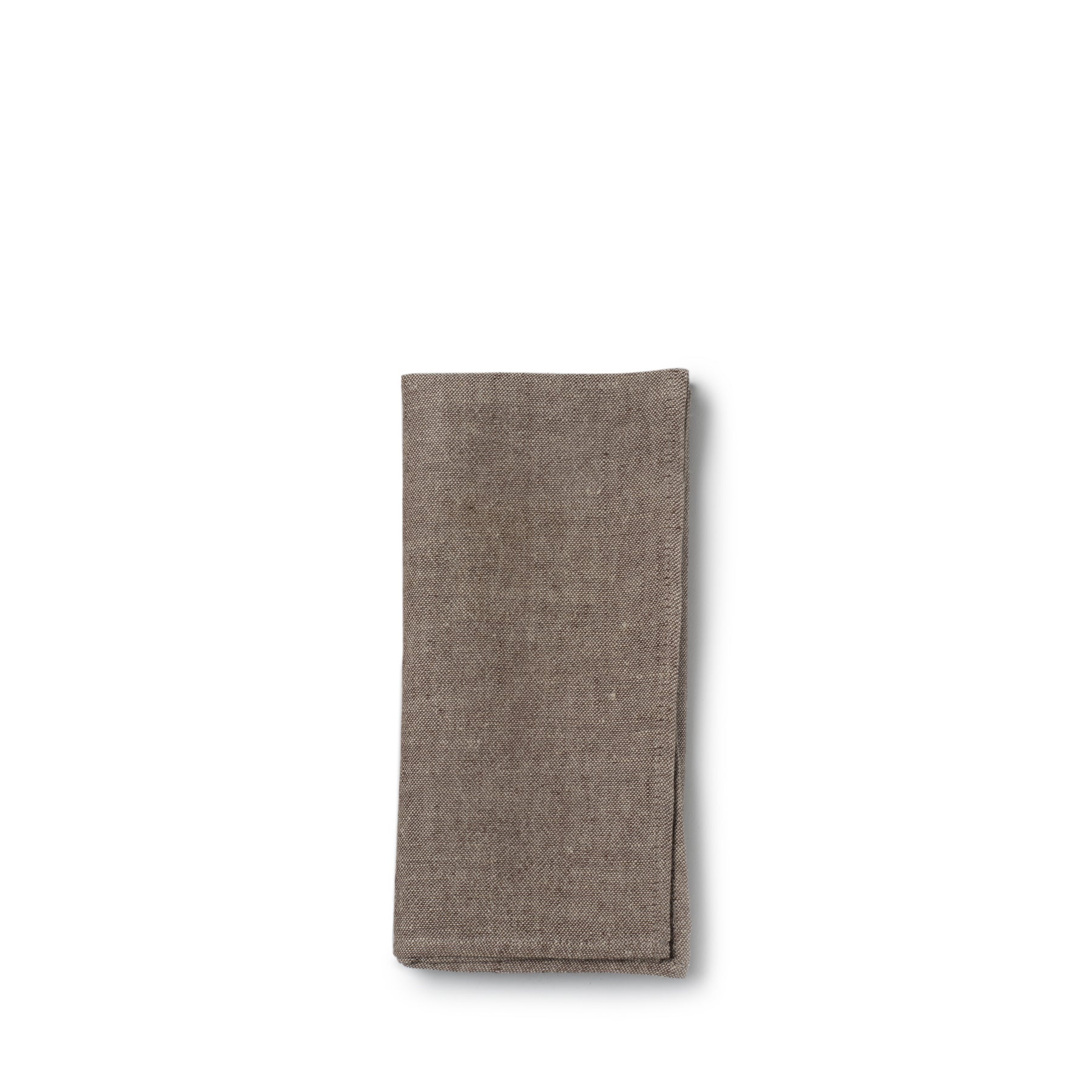 Premium Hopsack Napkins Set of 2 - Warm Grey Linen Textured Dinner Napkins for Formal Dining, Wedding, and Holiday Table Settings