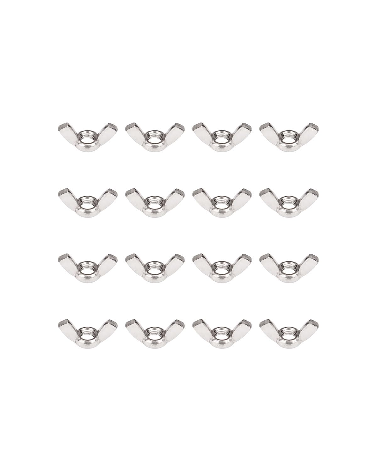 304 Stainless Steel M3 Wing Nuts - Pack of 50 - Corrosion Resistant Hardware for Home Repair, DIY Projects & Industrial Applications - Perfect for Furniture Assembly, Machinery Maintenance & Engineering Projects