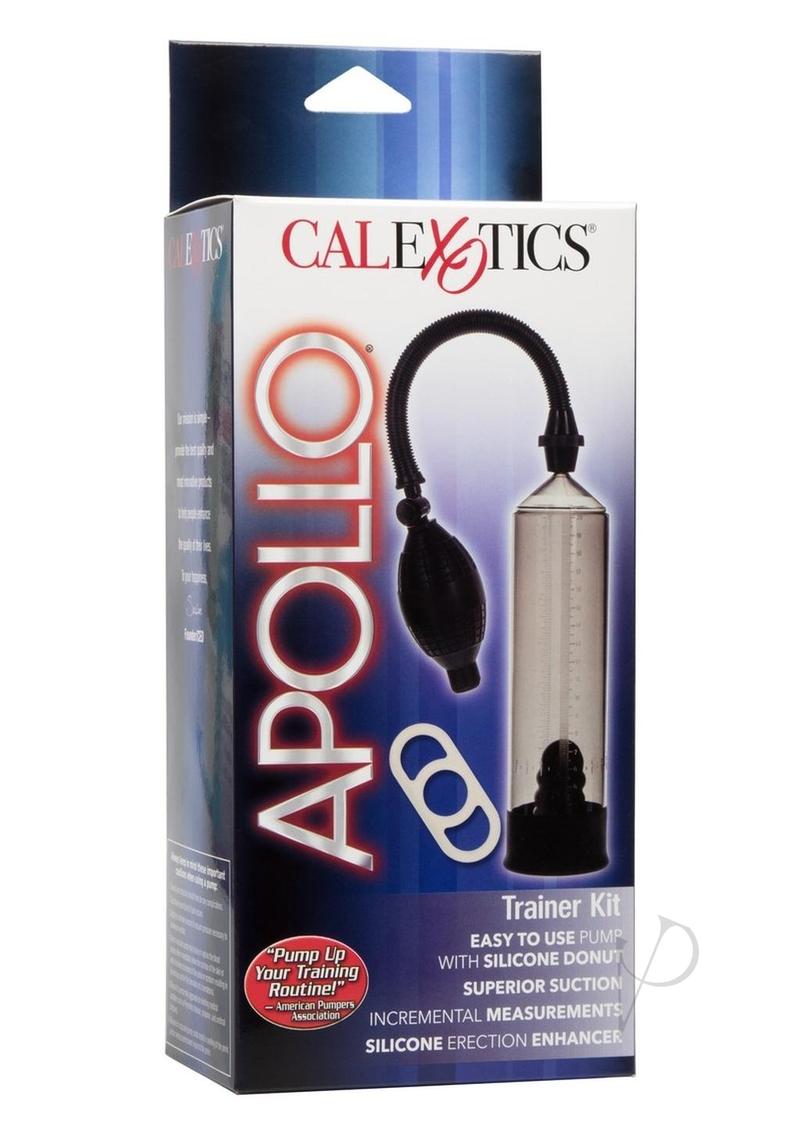 Apollo Penis Pump Trainer Kit - Clear Cylinder for Male Enhancement & Erection Improvement - Perfect for Home Use & Intimate Moments