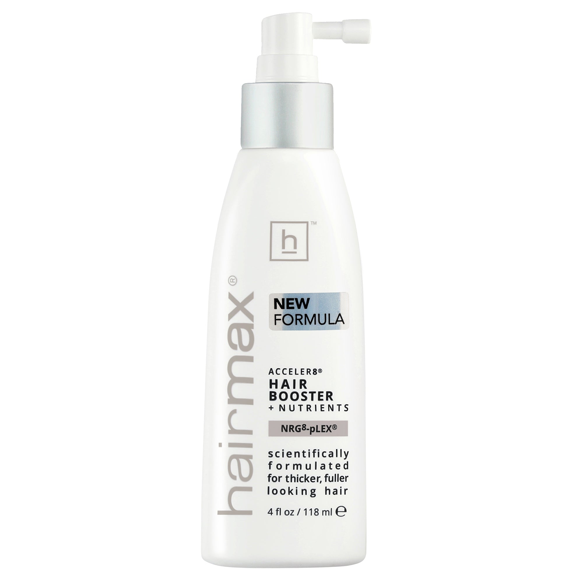 HairMax Density Acceler8 Hair Growth Booster with Essential Nutrients - Stimulates Thicker, Fuller Hair for Men & Women - Perfect for Thinning Hair & Scalp Care