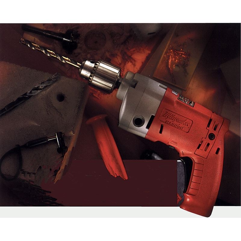 0234 6 1/2 Inch 5.5A Magnum Drill - 950 RPM Heavy Duty Power Tool for Woodworking, Metal Drilling & DIY Home Projects