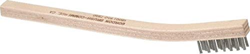 Gordon Brush - 42 Pack Stainless Steel Plater's Brush, 3 Rows x 7 Columns, 1/2