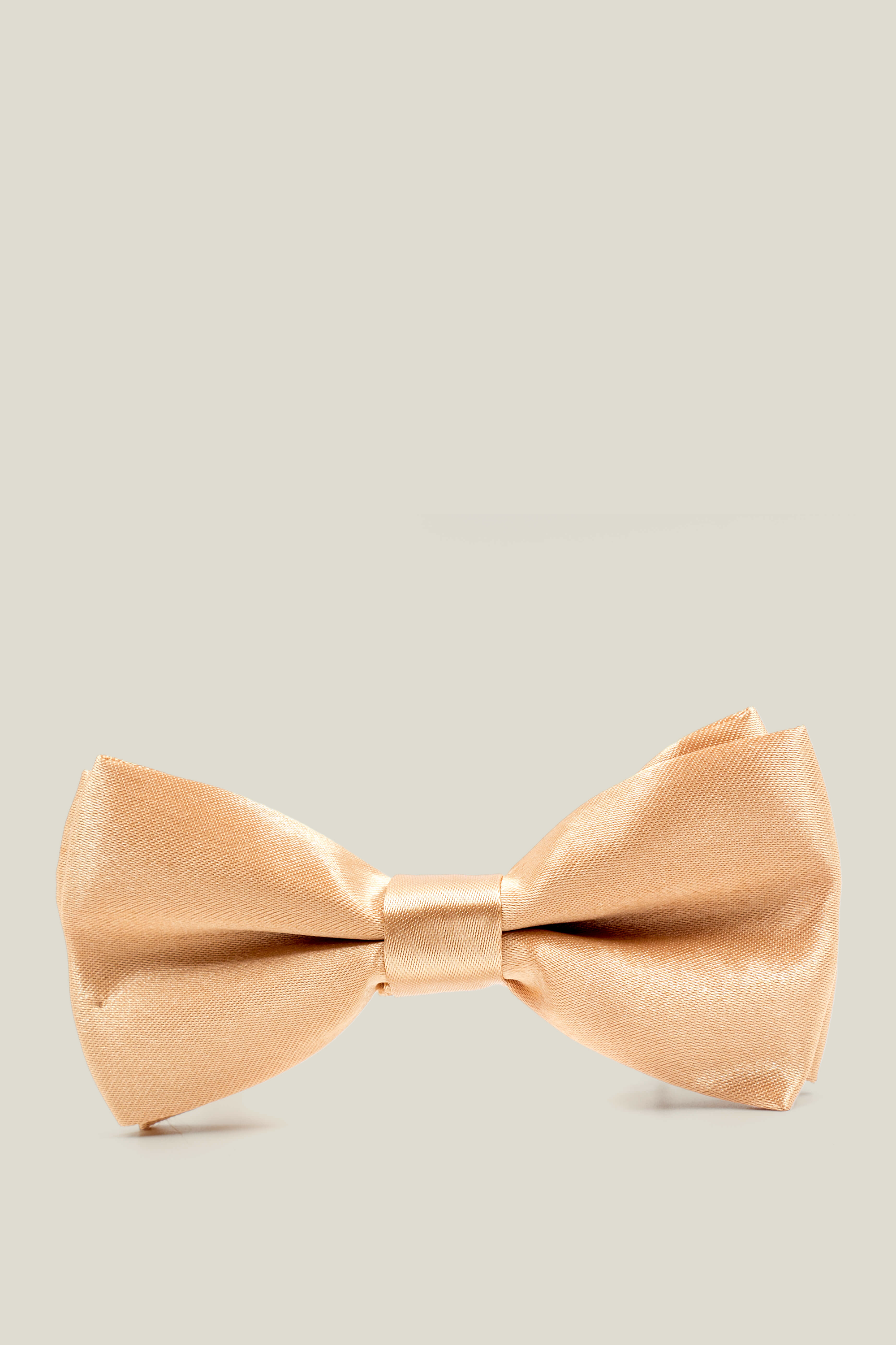 Stylish Beige & Gold Bow Tie for Boys - Perfect for Weddings, Parties & Formal Events