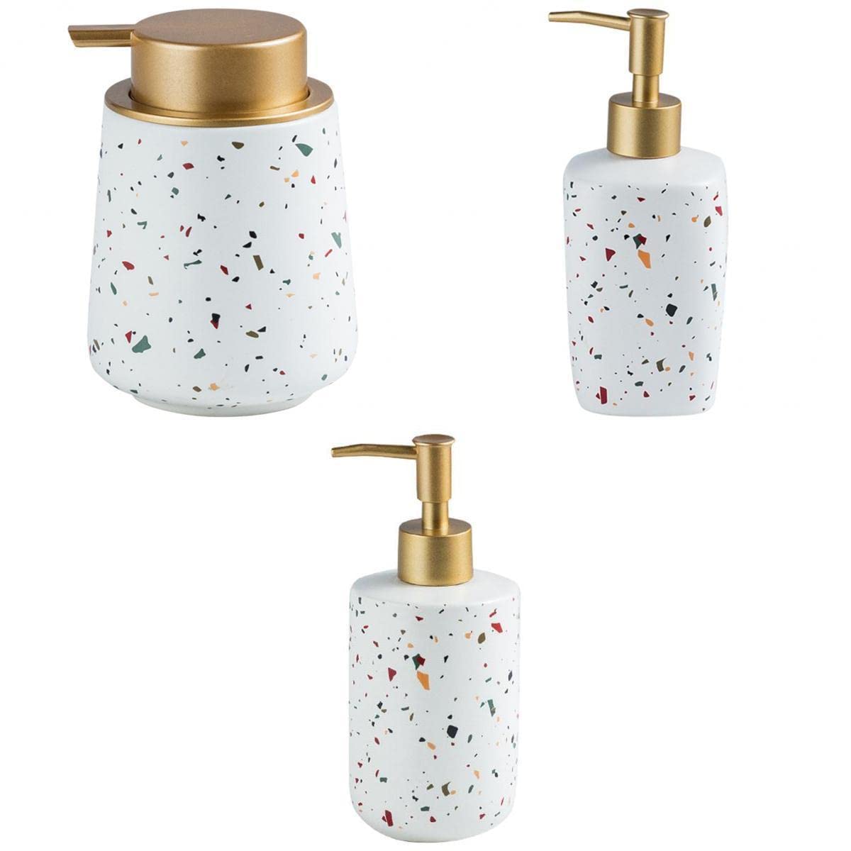 Yajuyi Ceramic Foaming Soap Dispenser - Empty Pump Bottle for Body Wash, Skincare & Hand Soap | Perfect for Bathroom, Kitchen & Spa Use