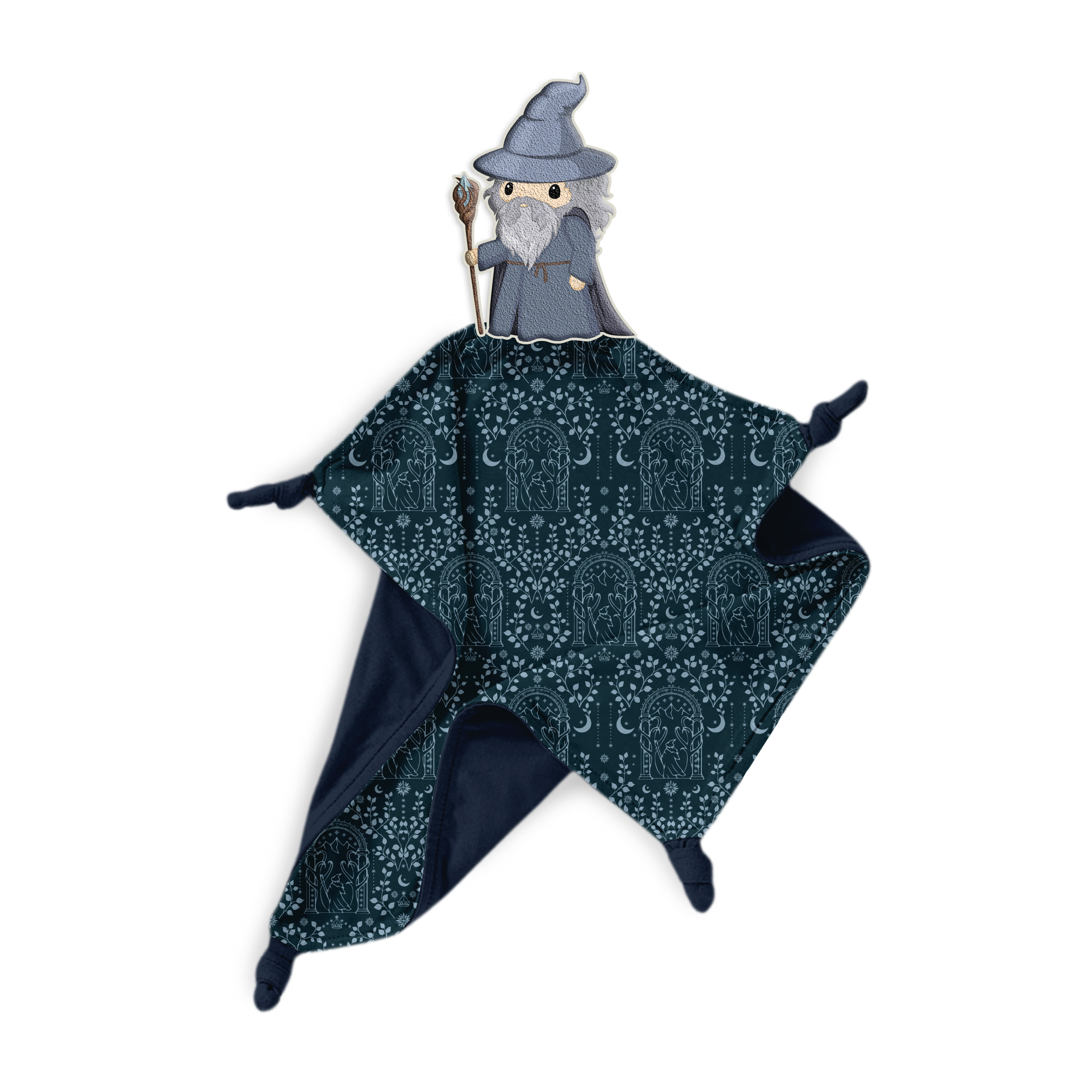 The Lord of the Rings™ Doors of Durin Gandalf Plush Blanket - Soft Fleece Security Blanket for Kids & Adults - Perfect for Movie Nights, Fantasy Themed Bedrooms & LOTR Collectors