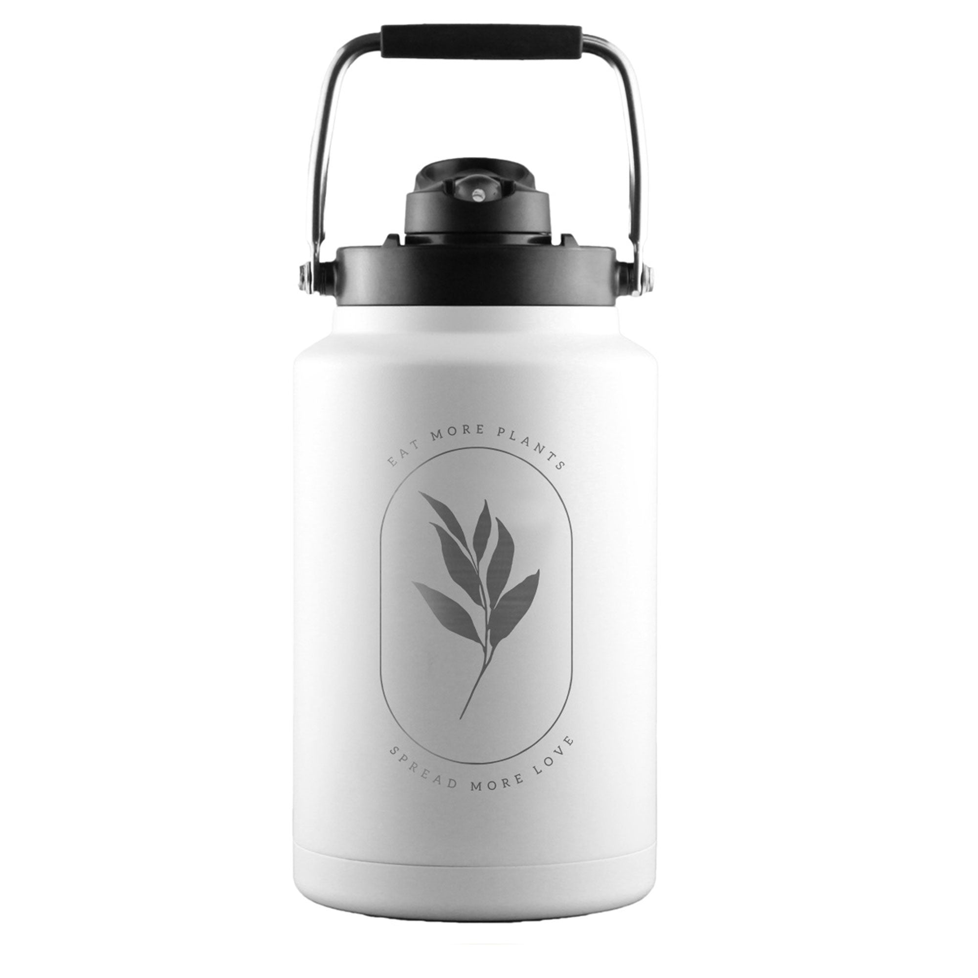 Healthy Little Vittles Eat More Plants One Gallon Jug - Organic Plant-Based Protein Shaker for Fitness, Smoothies & Meal Prep