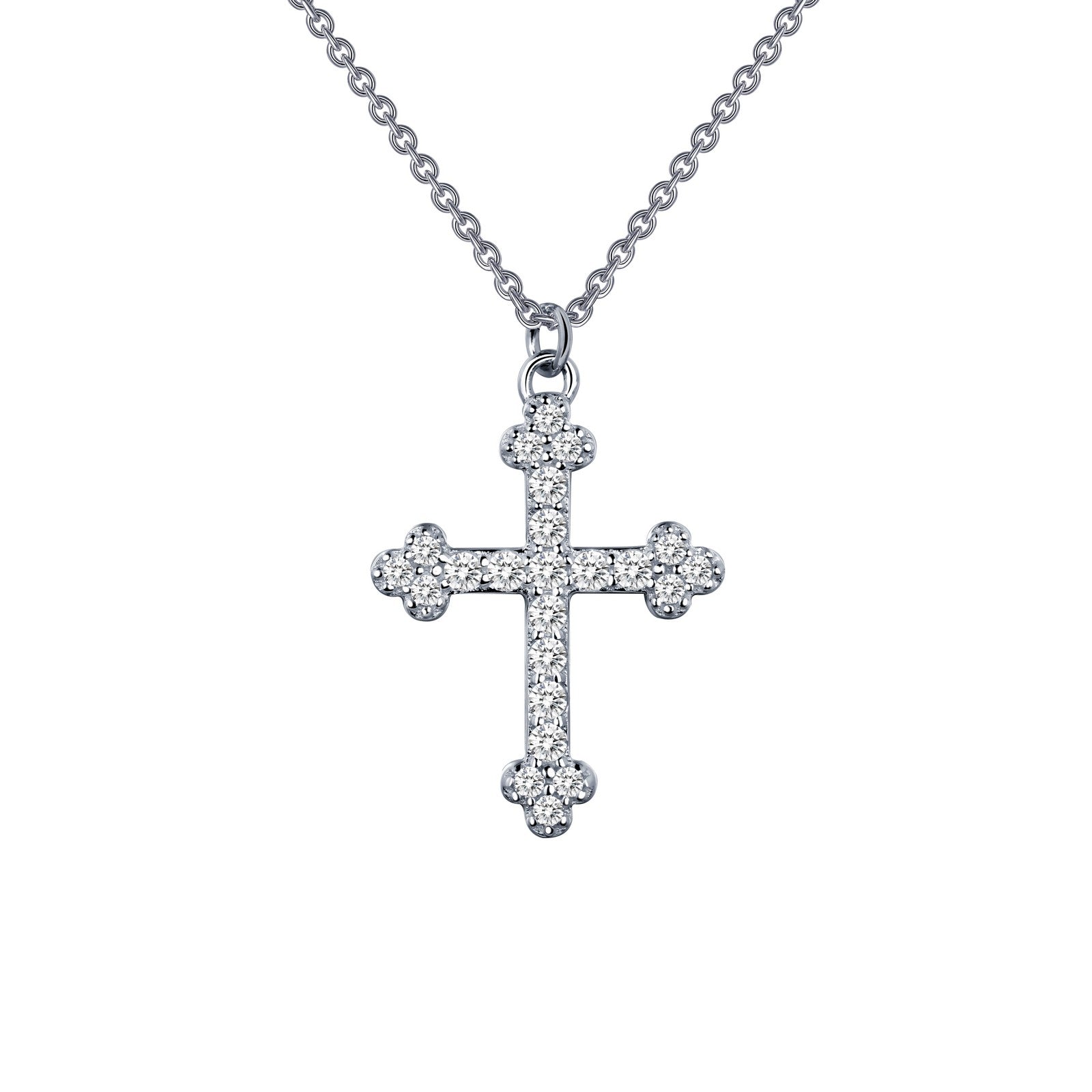0.35 CTW Diamond Cross Pendant Necklace for Women - Elegant Religious Jewelry Gift for Baptism, First Communion & Everyday Wear