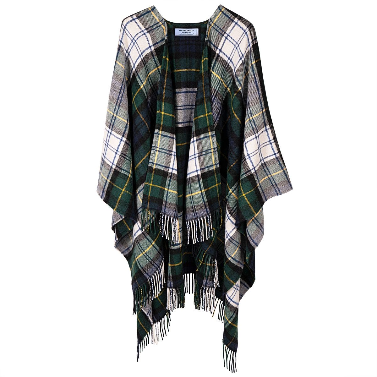 Alice Gordon Women's Modern Lambswool Serape Dress - Soft Winter Wrap Dress for Casual Outings & Holiday Parties