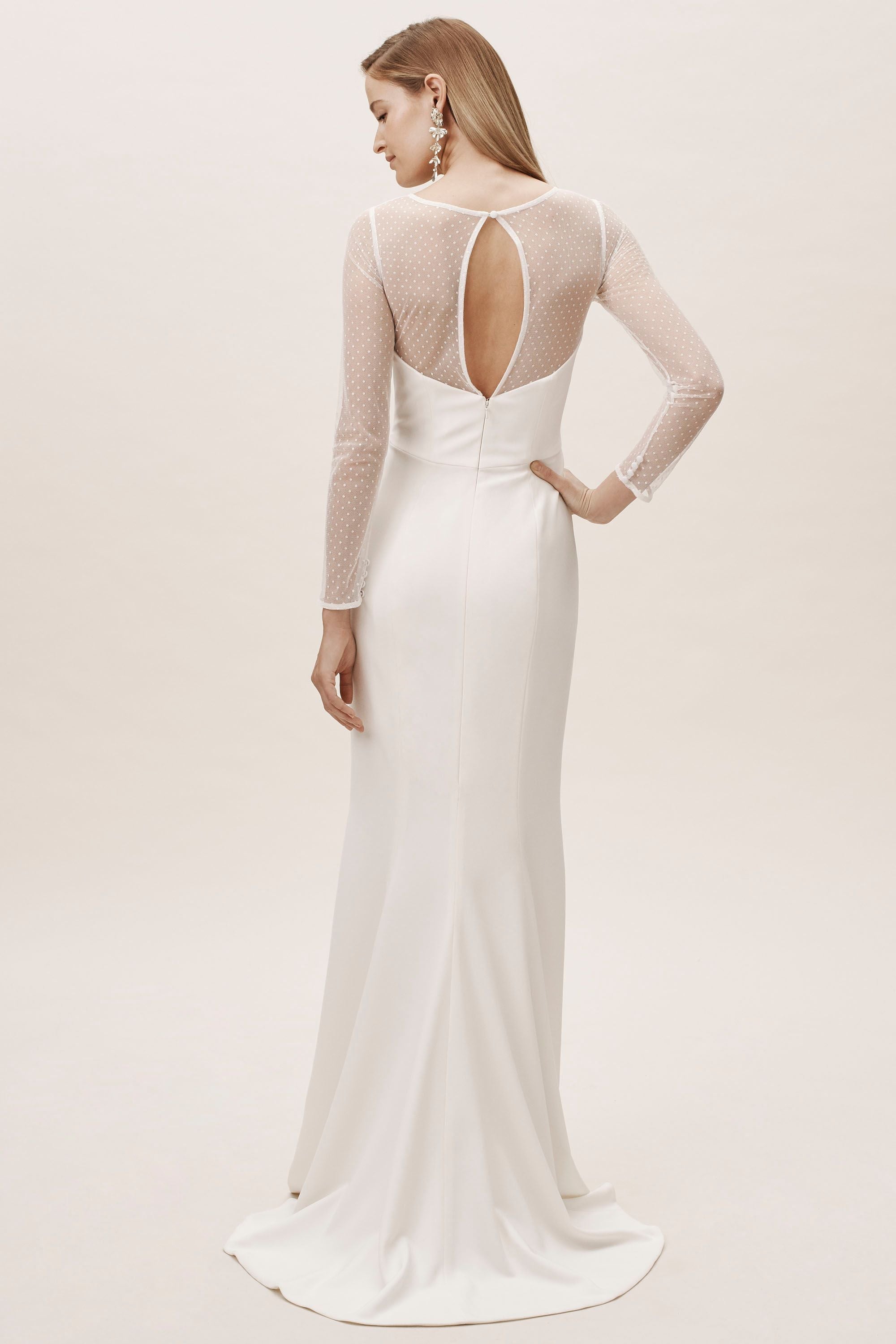 BHLDN Amy Kuschel Cat Gown - Elegant Lace Wedding Dress with Floral Embroidery | Perfect for Beach Weddings, Boho Bridal Showers & Romantic Photoshoots