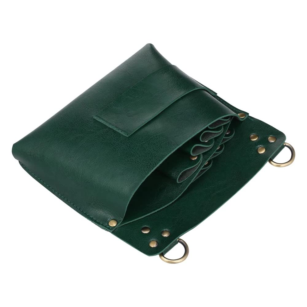 Professional Hairdressing Scissors Holder - Leather Scissor Pouch Holster with Belt for Hair Stylists & Barbers | Perfect for Salon, Travel & Mobile Hair Services