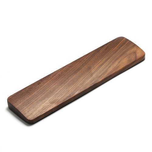 Premium Black Walnut Wooden Wrist Rest Pad - Ergonomic Support for 60% Keyboards (60 Keys) | Anti-Slip Design for Comfort & Protection | Ideal for Gaming, Typing & Office Work