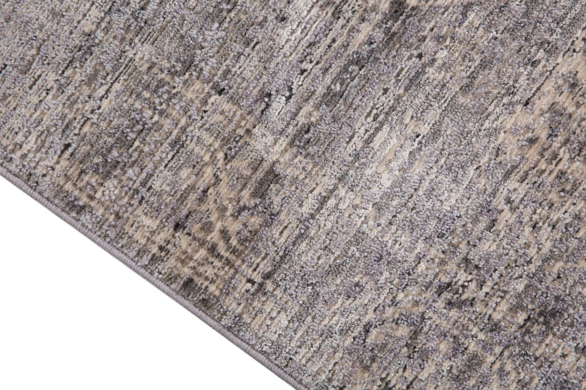 8x11 Area Rug - Soft Modern Grey Ivory Beige Non-Slip Living Room Rug - Perfect for Bedroom, Living Room & Home Decor