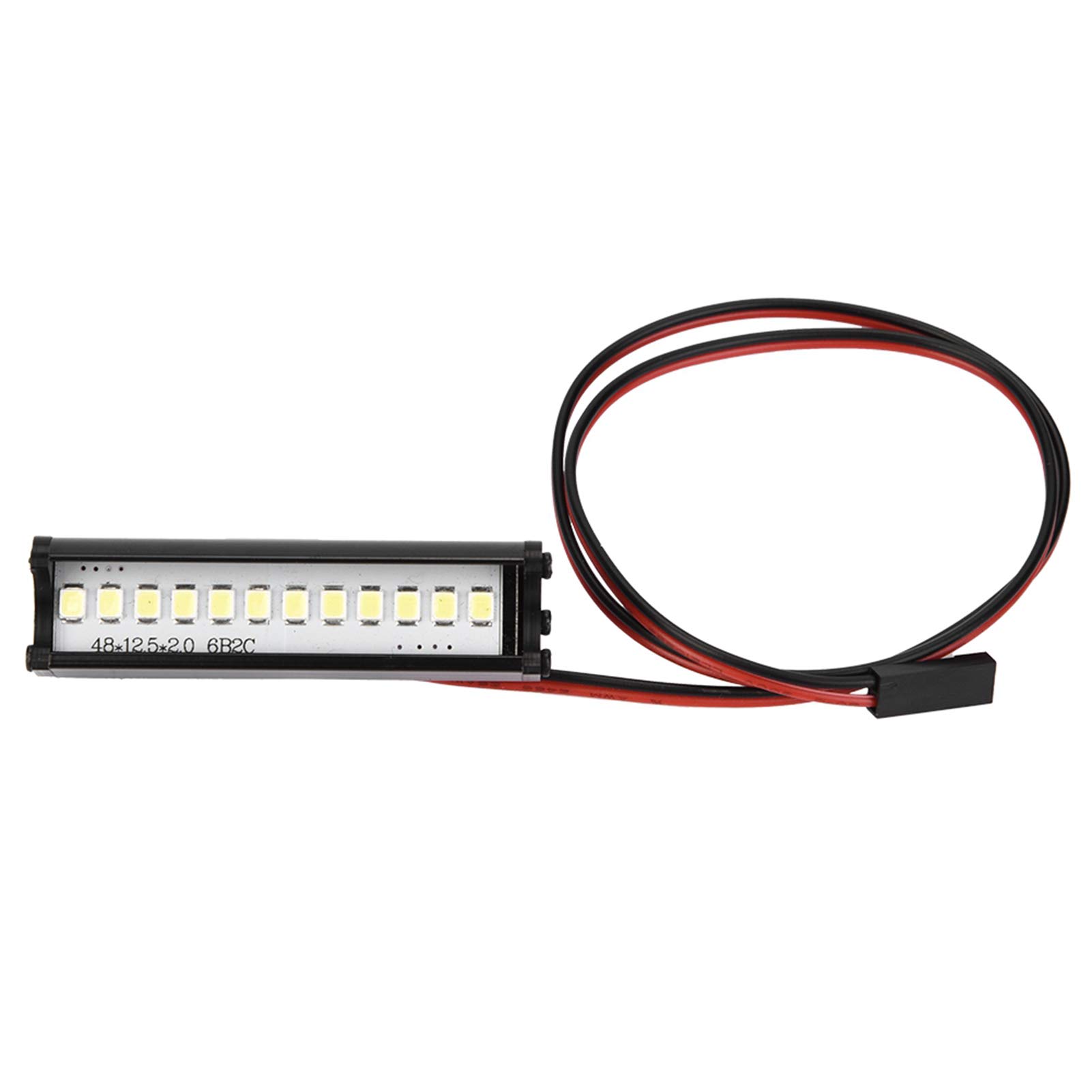 Haofy 55mm RC LED Light Bar for Crawler - Waterproof Off-Road LED Lamp Compatible with 1:10 RC Cars (SCX10, 90046, 90048) - Perfect for Night Crawling & Trail Adventures