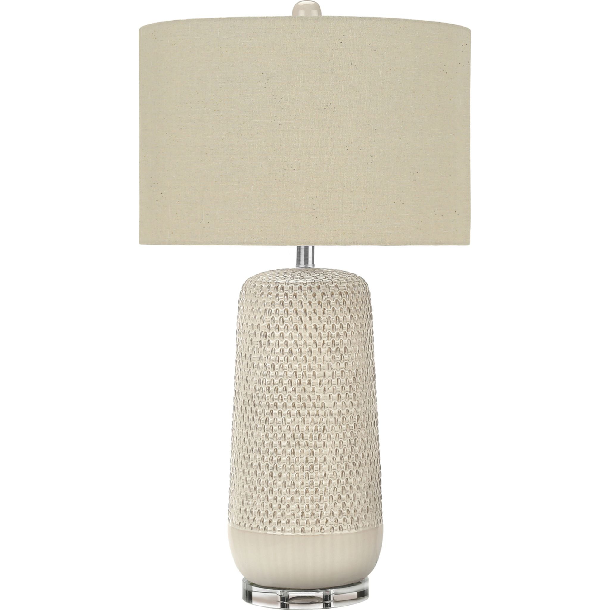 Annalise Table Lamp - 31 Inch Modern LED Desk Light for Bedroom, Living Room & Office - Adjustable Brightness & Warm White Light