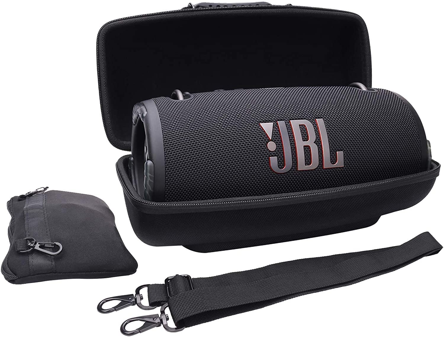 JBL Xtreme 3 Speaker Case - Waterproof Travel Bag for JBL Xtreme 3 Bluetooth Speaker, Portable Protective Cover (Black) - Perfect for Outdoor Adventures, Beach Trips, and Travel Protection