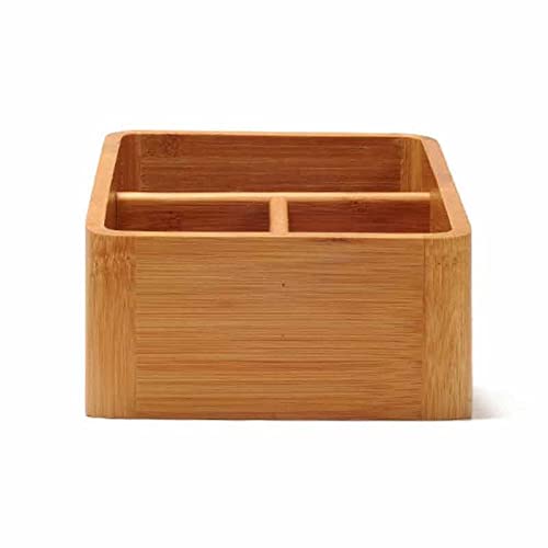 MKOJU Desktop Organizer with Multiple Compartments - Multifunctional Storage Box for Home & Office Supplies (10.5cm) - Perfect for Pens, Paper Clips, Sticky Notes & Small Office Accessories