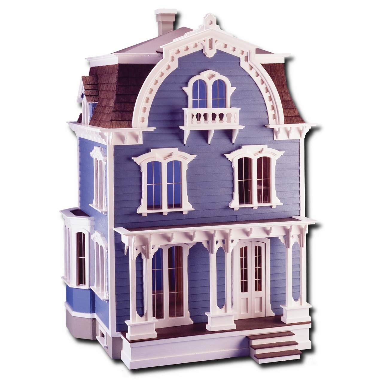 Greenleaf Willowcrest Dollhouse Kit - 1 Inch Scale Miniature House Model for Collectors & DIY Enthusiasts | Perfect for Home Decor, Gift Giving & Creative Play