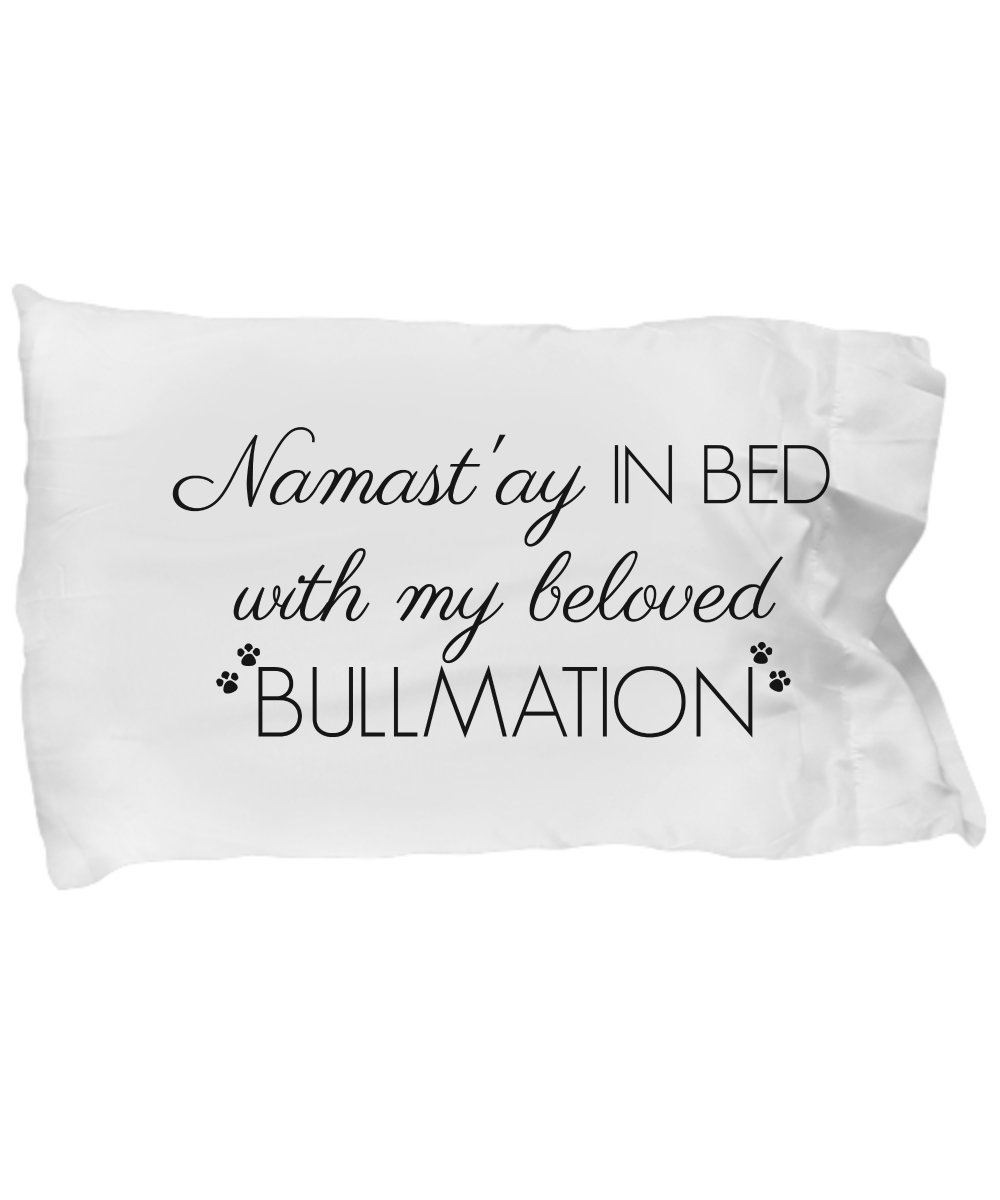 Bullmation Pillow Case 20x30 - Cute Dog Lovers Pillow Cover with Inspirational Quotes - Soft Bedding Accessories for Women, Men, Teens & Girls - Perfect Gift for Mom, Dad & Pet Lovers - Ideal for Home Decor, Living Room, Bedroom & Cozy Gifts