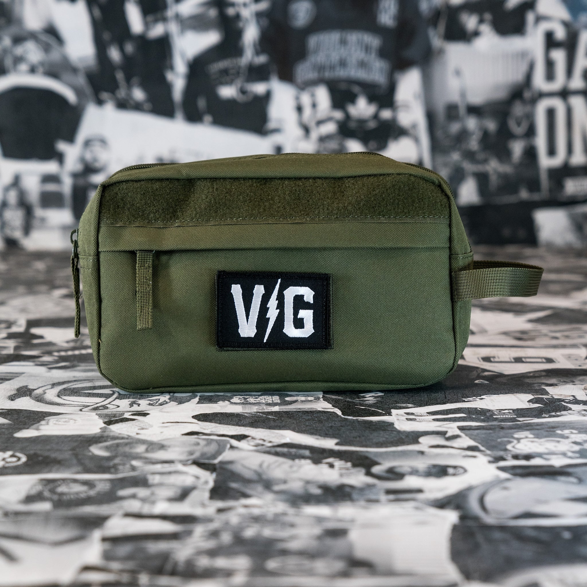 Standard Issue Tactical Dopp Kit - Military-Grade Travel Toiletry Bag for Men | Water-Resistant & Durable Organizer for Camping, Gym & Business Trips