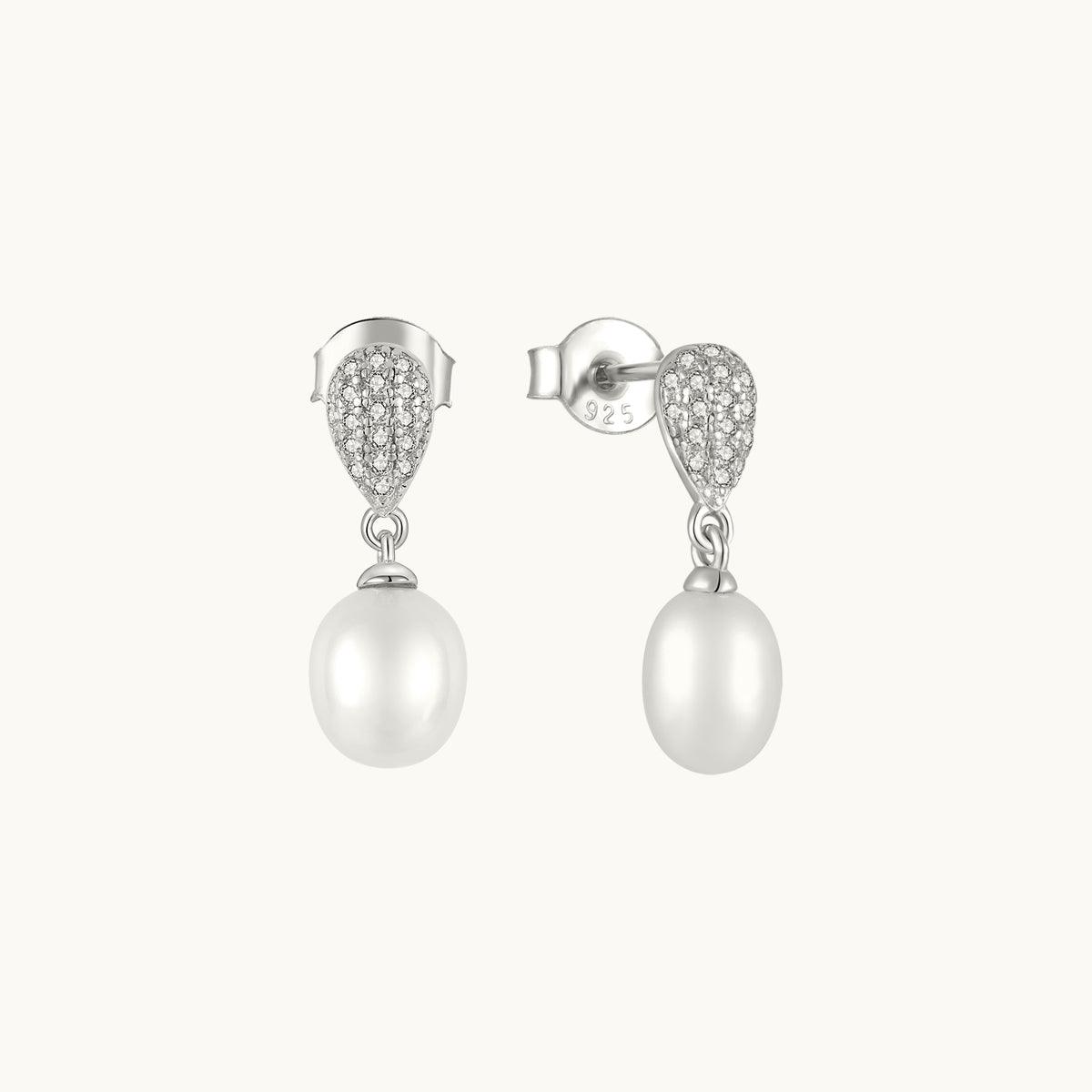 Elegant Pearl Dangle Earrings for Women - Sweet Fashion Jewelry Gift for Party, Wedding & Daily Wear