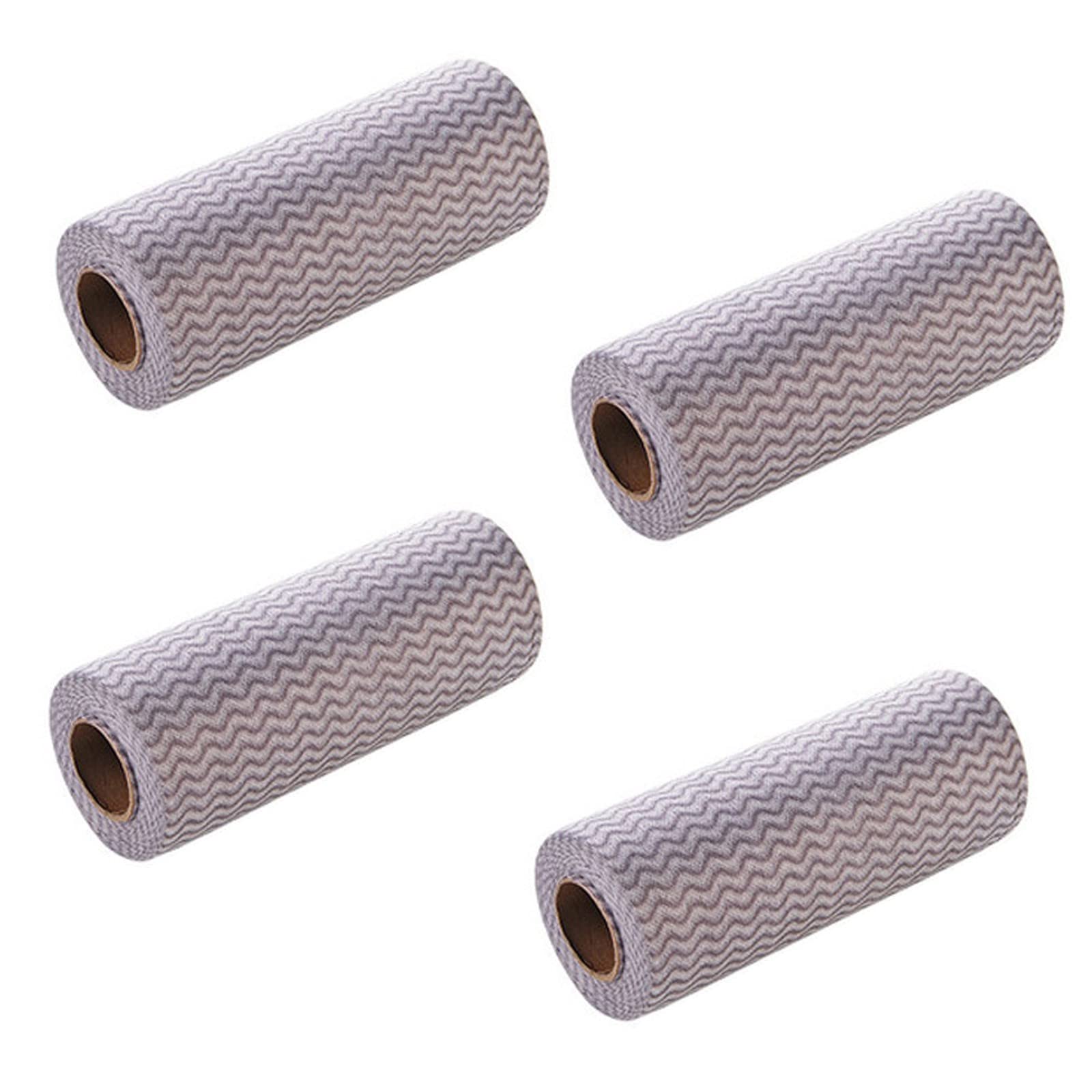 Microfiber Dish Towels - Reusable Kitchen Cleaning Cloths for Washing Dishes & Dusting (Coffee, One Size)