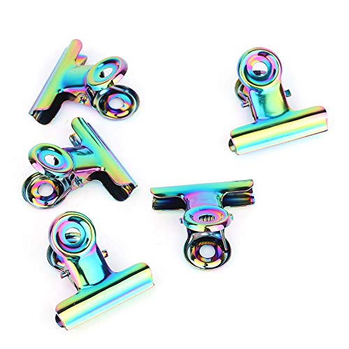 Stainless Steel Nail Extension Clips - Colorful, Compact & Convenient Nail Clips for Long & Thin Nails | Perfect for DIY Manicures, Salon Use & Nail Art Accessories