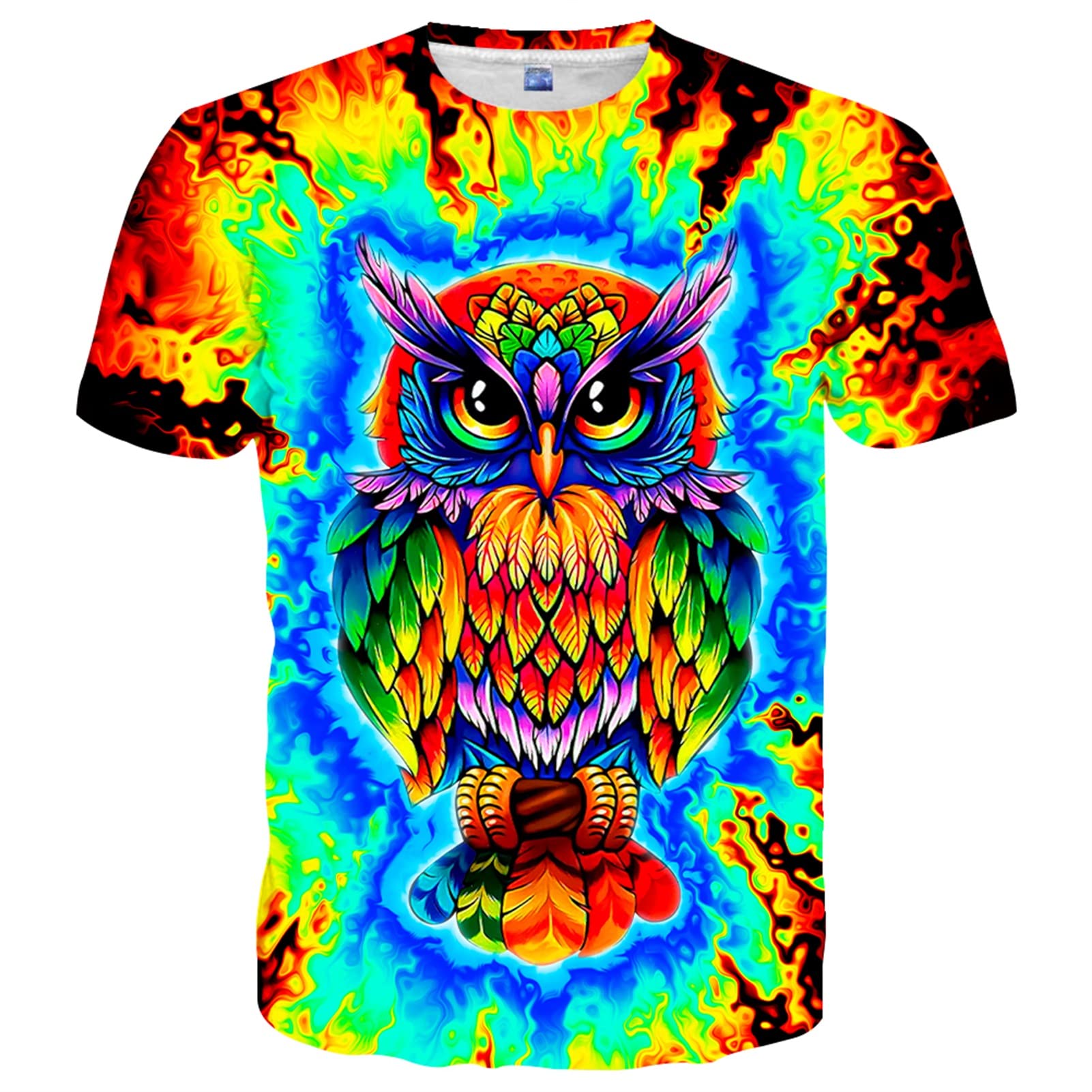 Yasswete Unisex 3D Printed Graphic T-Shirts - Short Sleeve Casual Tops for Men & Women - Perfect for Streetwear, Parties, and Everyday Fashion